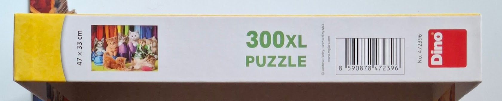 Rozměr puzzle DINO  XL dílků od výrobce_1